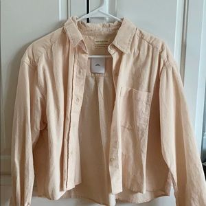 Urban outfitters long sleeve corduroy shirt